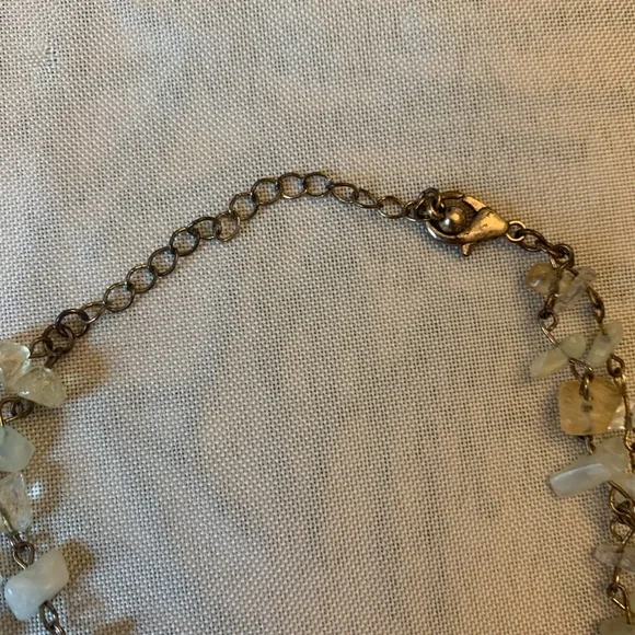 Free People Green Gem Stone layered necklace - Picture 7 of 8